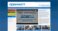 Desktop Screenshot of bennettmotorexpressllc.com